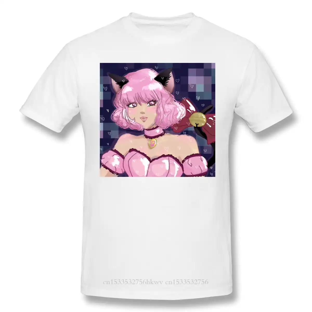 Mew Ichigo Tokyo Mew Cutie Pie Camiseta Con Estampado De Gato Blanco Para Chica Ropa Grande De Verano Camisetas Aliexpress