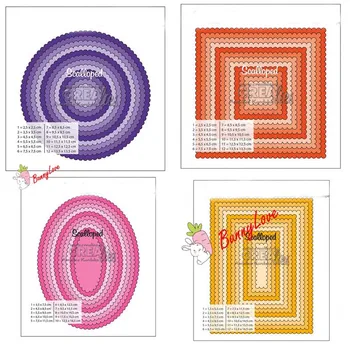 

New Metal cutting dies Wavy Edge Classic die mold decoration Scrapbook paper craft knife mould blade punch 2020