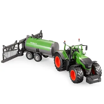 

JTY Toys RC Car 2.4G Simulation Farmer Watering Car 1/16 Mini Farm Trailer Vehicle Remote Control Truck Radio Toy For Children