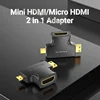 Vention Micro HDMI Adapter 1080P HD Micro Mini HDMI Male to HDMI Female Connector Converter for Raspberry Pi 4 Camera HDMI Mini ► Photo 2/6