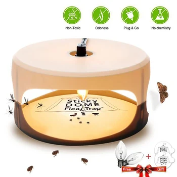 

Household Fleas Trap Bug Insect Killer Effective Flea Traps Box Reusable Roach Catcher Flea Killer Bait Traps Pesticide