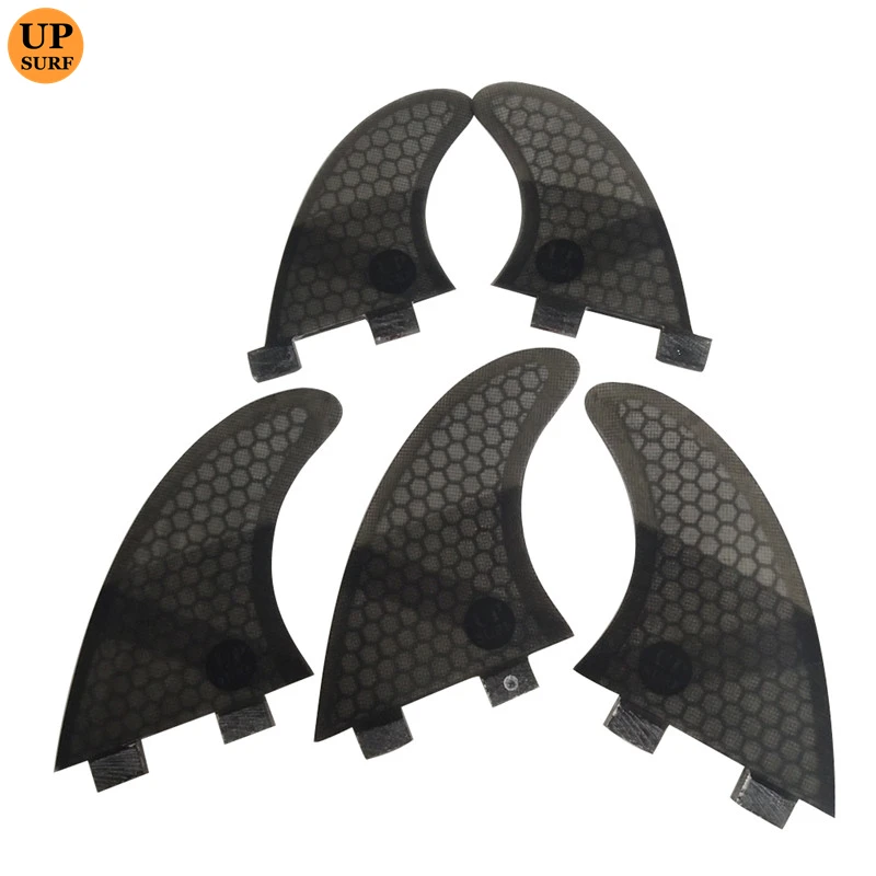 Double Tabs S/M/L+GL Quilhas Fins Double Tabs Fins Surfboard Fin Honeycomb Fibreglass 4 color