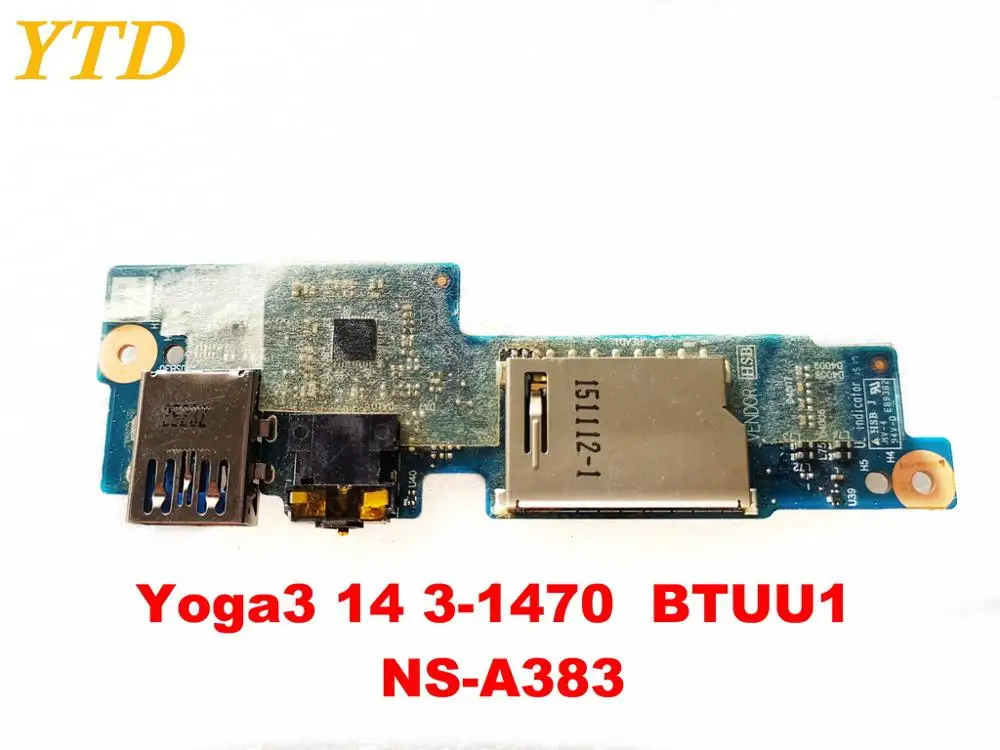 Для lenovo Yoga3 14 3-1470 звуковая плата USB доска Yoga3 14 3-1470 BTUU1 NS-A383 испытанное хорошее