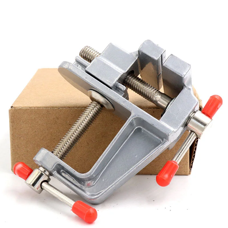 

Universal Bench Vise Mini Table Screw Vise Aluminium Alloy 30mm Bench Clamp Screw Vise for DIY Craft Mold Fixed Repair Tool