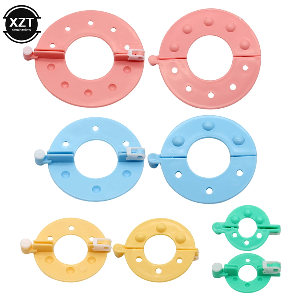 Knitting Supplies Knitting Material 8 Pcs/set Pompom Maker Kit Knitting Crafts Different Sizes Plush Ball Making Tool