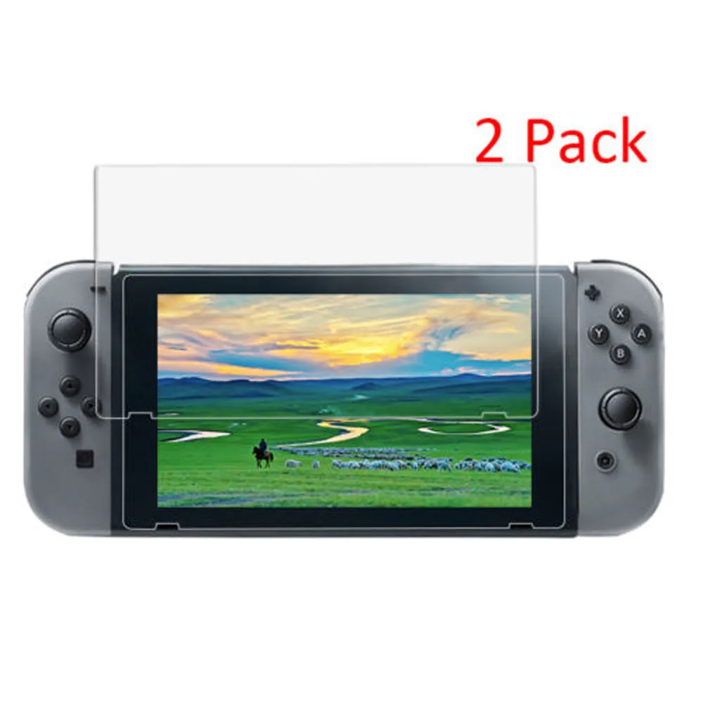 2 шт Защитная пленка из закаленного стекла для консоли nintendo Switch PET защитная 0 24