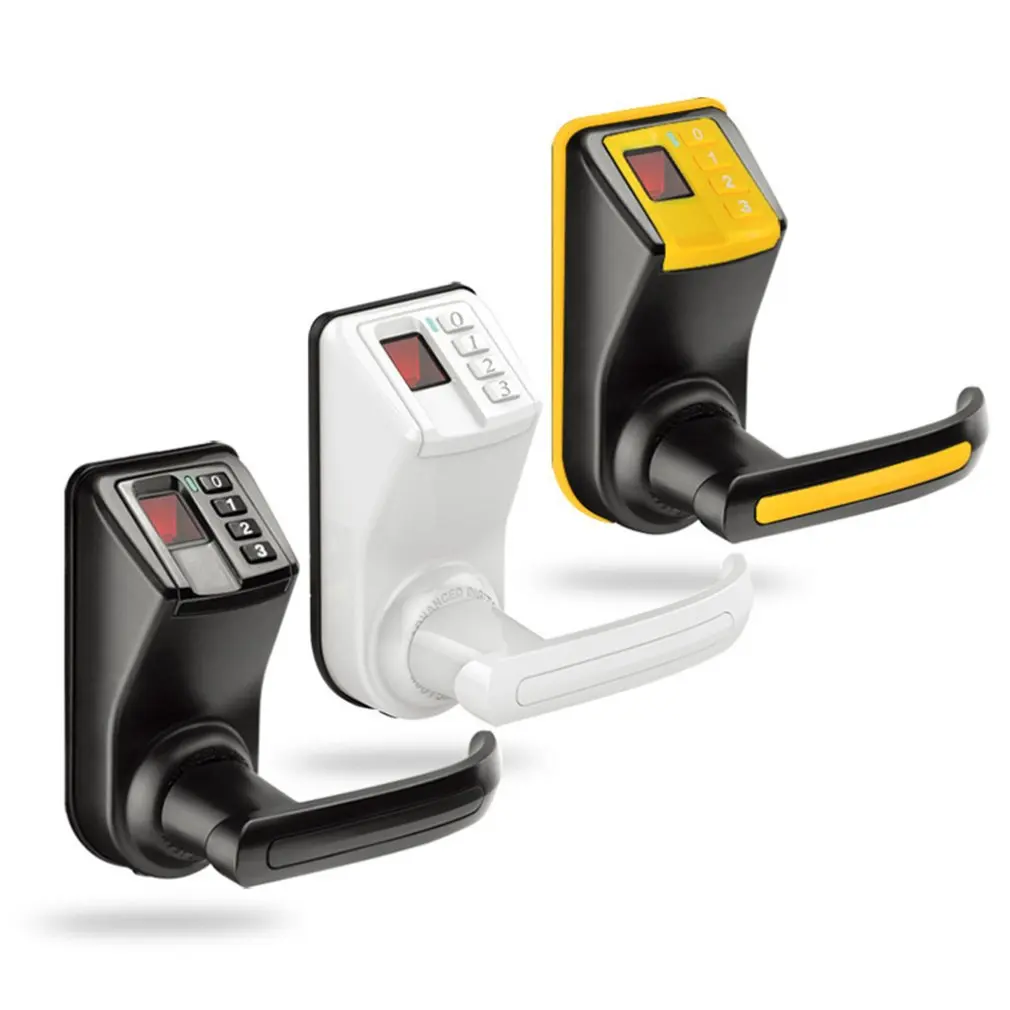 

Indoor Door Fingerprint Lock Electronic Password Single Tongue Fingerprint Door Lock Directly Replace The Ball Lock