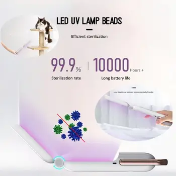 

Handheld Ultraviolet Sterilizer Lamp Underwear Baby Pacifier Disinfection Lamp UV Sterilizer Portable UVC Germicidal Rod