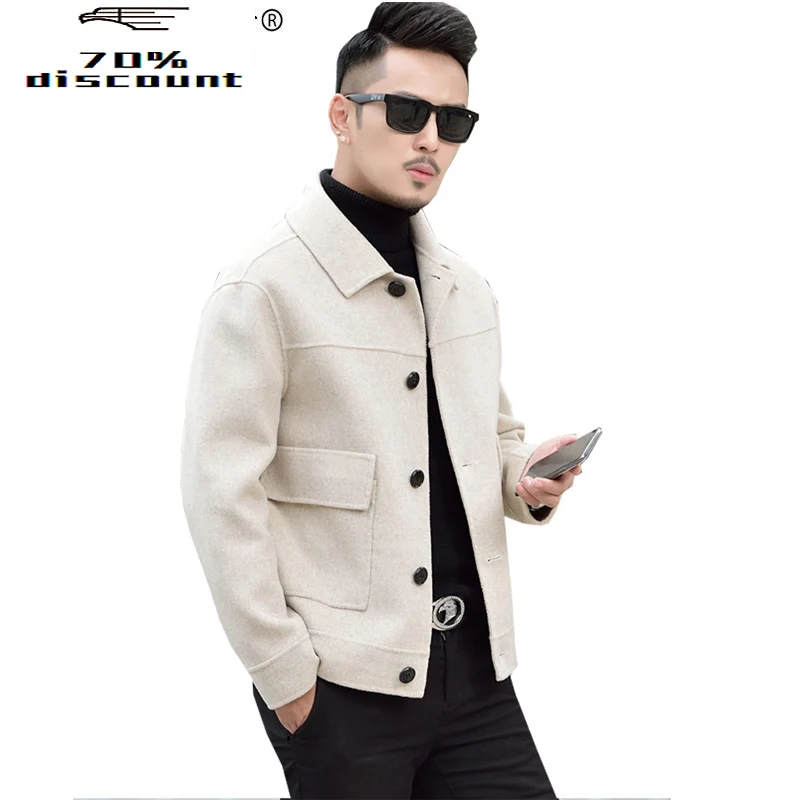 Wool Jacket Overcoat Korean Style 