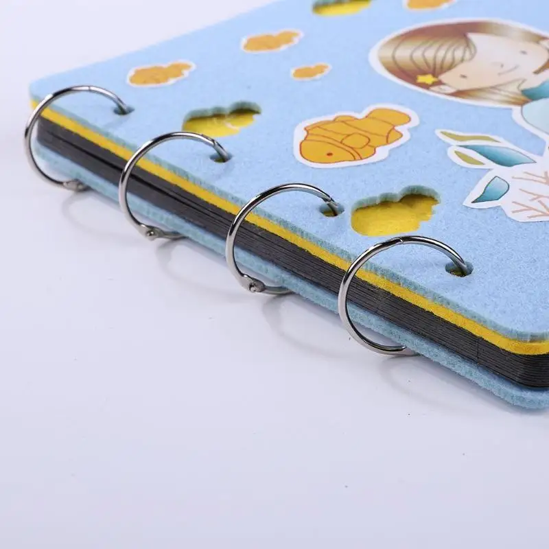 Дети DIY Фотоальбом с рисунками из мультфильмов Скрапбукинг скрапбукинга с 12 цветов детская ручка подарок фотоальбом