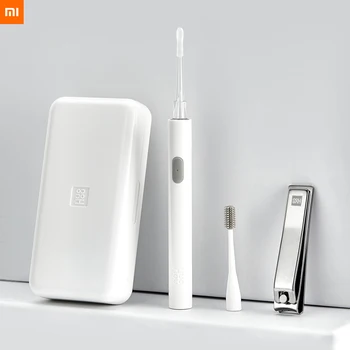 

new xiaomi huohou Luminous portable ear armor set USB charging Small portable Detachable Washable ear-pick Nail clippers set
