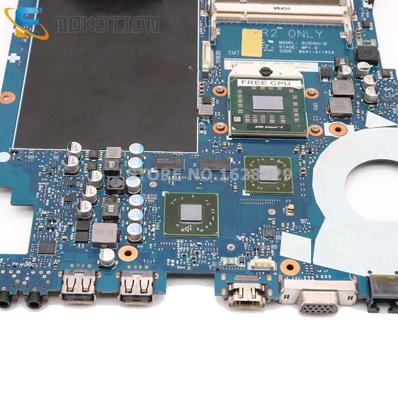 Материнская плата NOKOTION для ноутбука Samsung NP R425 HD5430 DDR2|Материнские платы ноутбуков|