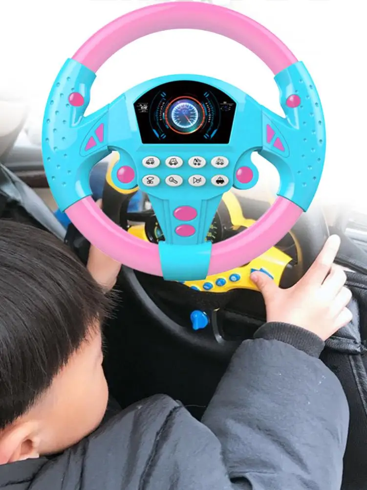 Электронный симулятор руля со светом Детские Музыкальные Развивающие игрушки электронные вокальные игрушки для детей