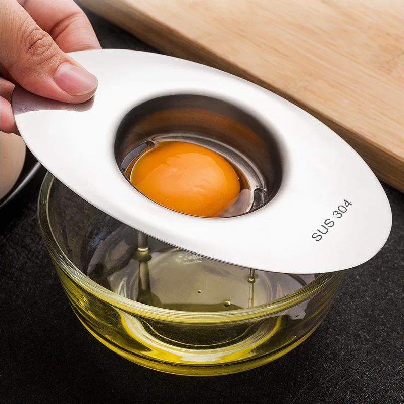 Stainless Steel Egg White Separator Tools Eggs Yolk Filter Gadgets Kitchen Accessories Separating Funnel Spoon Egg Divider Tool Stainless Steel Egg White Separator Tools Eggs Yolk Filter Gadgets Kitchen Accessories Separating Funnel Spoon Egg Divider Tool