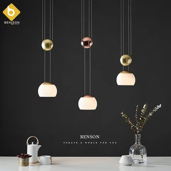 

Nordic led pendant light Lamp Avize colorful Hanglamp Restaurant Kitchen Light Suspension Luminaire Home Industrial Lighting