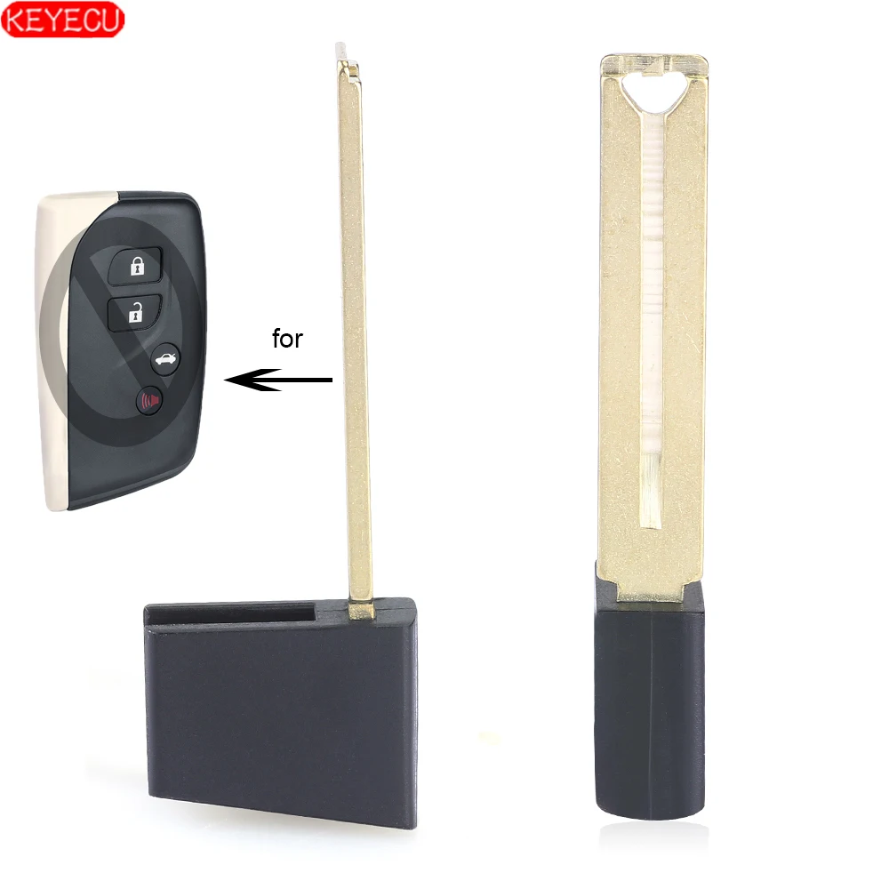 Замена KEYECU Uncut Smart Remote PROX аварийный вставной ключ для Lexus-HYQ14ACX