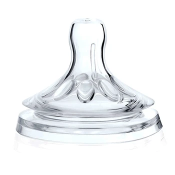 

Baby Newborns Soft Safety Liquid Silicone Pacifier Nipple Natural Flexible Replacement Accessories For Wide Mouth Milk Bottle
