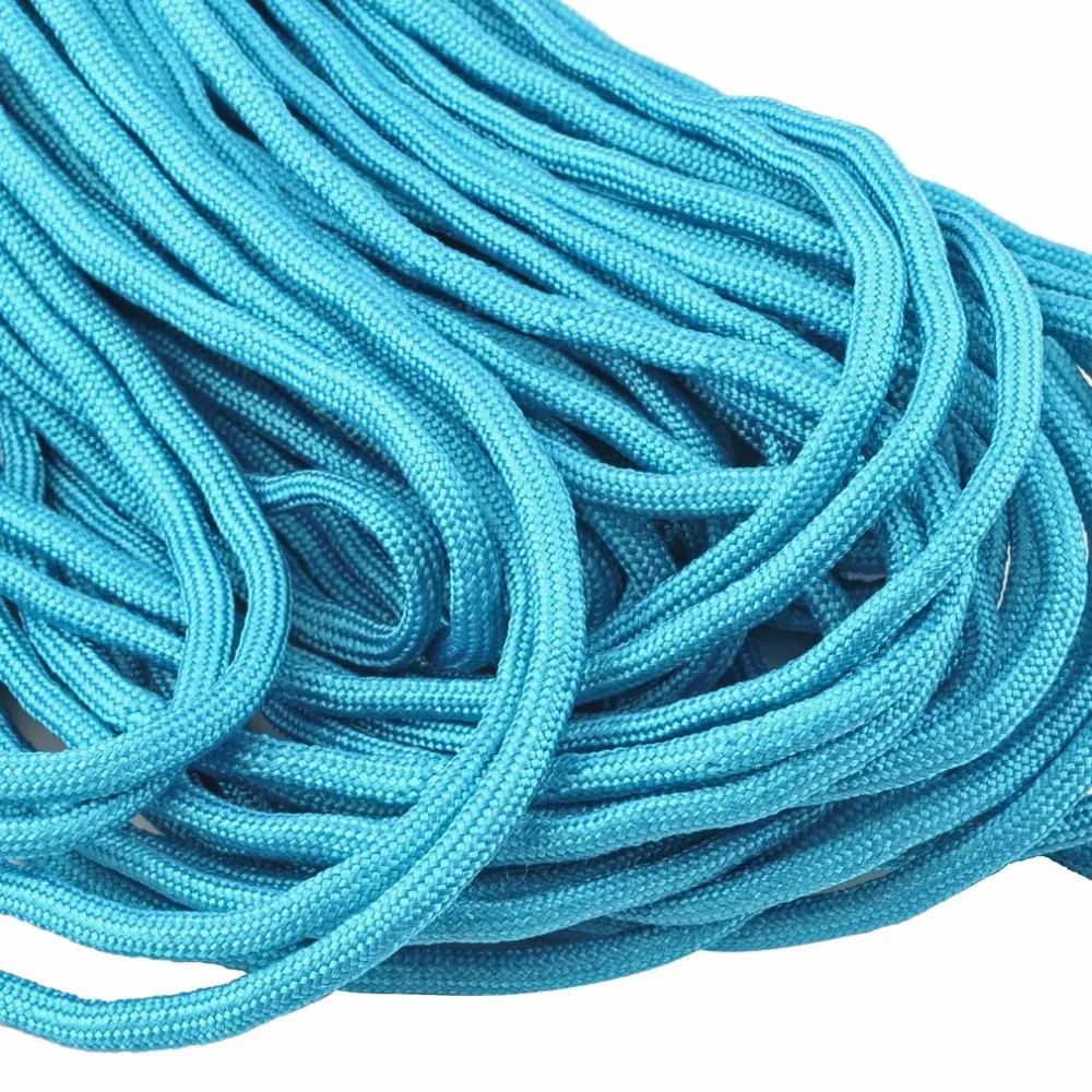 1 комплект черный 550 популярный тип III 7 парашютные Стропы Paracord шнур шнурок Mil Spec Core 100FT Горячая