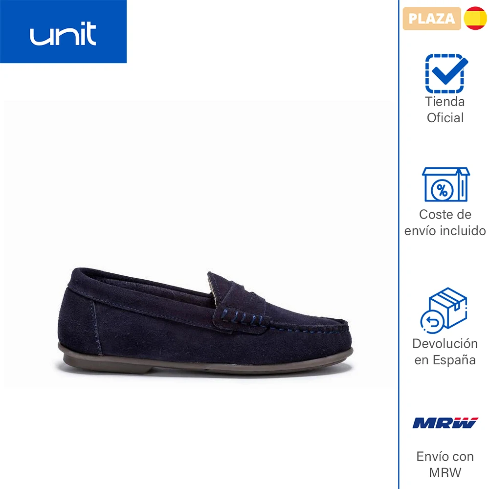 Unit Mocasines de niño de piel de serraje 31 39 Zapatos para el colegio. Calzado cómodo y durable| | - AliExpress