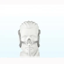 Philips – masque facial respirant CPAP Wisp, avec plaquettes nasales (grandes, moyennes et petites), cadre en tissu, bandeau, magnétique