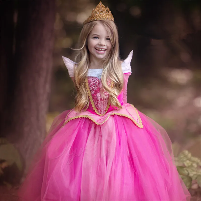 Красивое рождественское платье принцессы для девочек детское платье для костюмированной вечеринки костюмы на Хэллоуин для детей, вечерние фатиновые платья для девочек от 4 до 10 лет, день рождения