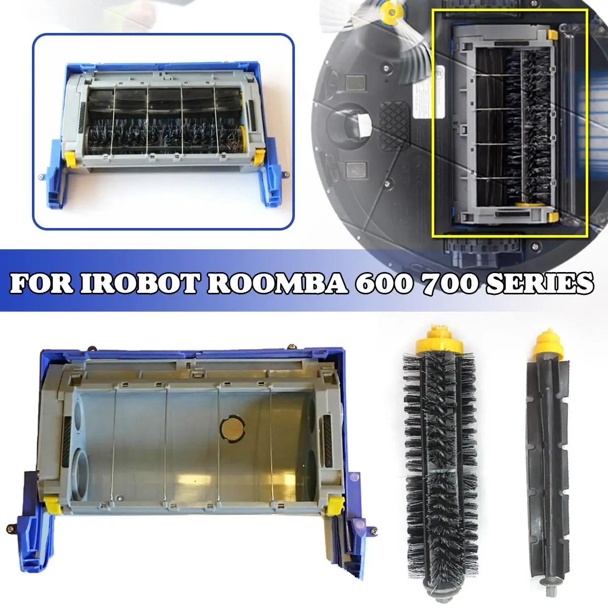 Основная кисть + рамка кисти коробка для IRobot для Roomba 500 600 700 серии чистящие аксессуары
