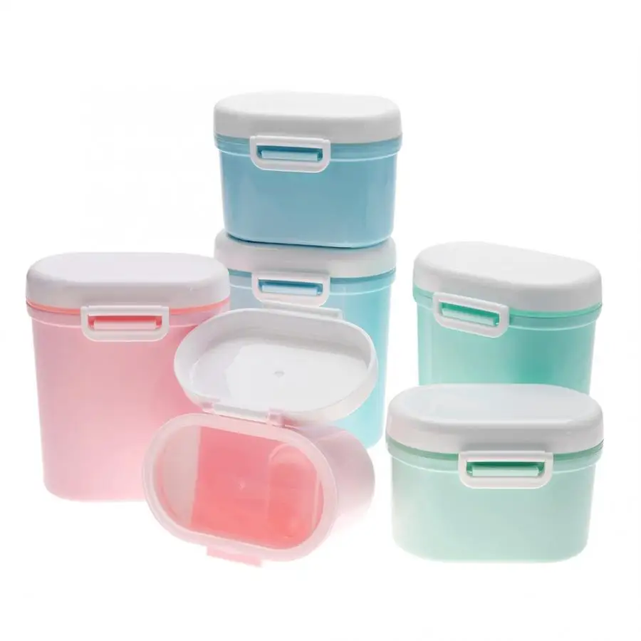 Portable Baby Milk Powder Formula Dispenser Food Candy Container Storage Box