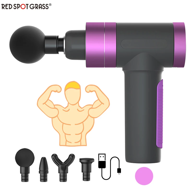 

6000mAh Touch Screen Button Massager Relax Therapy Fascia Gun Percussive Vibration Muscle Massager Sports Recovery Massage Gun