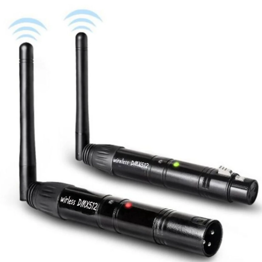 DMX512 무선 수신기 송신기 컨트롤러 2.4G ISM Dif 통신 거리 300m 무대 파 DJ 디스코 바 조명