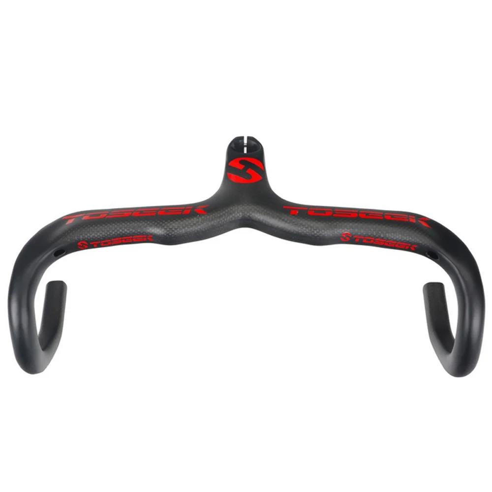 

Folding Handlebar Carbon Fiber Drop Integrated Bar 400/420/440mm Cycling