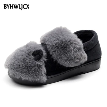 

New 2019 Women's Snow Boots Winter Thickening Plush Warm Shoes Women's Flat Casual Cotton Shoes Fashion Pregnant Women Shoes