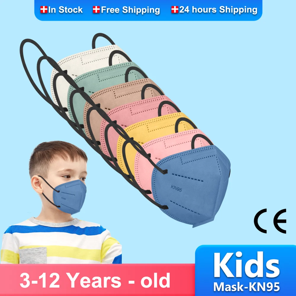 Mascarilla ffp2 children KN95 Mask Colores Mascarillas fpp2 niños