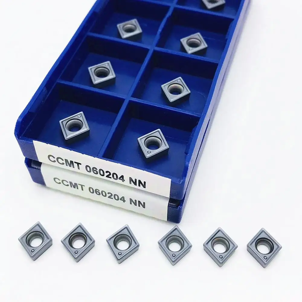 

10PCS carbide insert CCMT060204 NN LT10 high quality CNC internal milling insert lathe parts tool CCMT 060204 milling insert