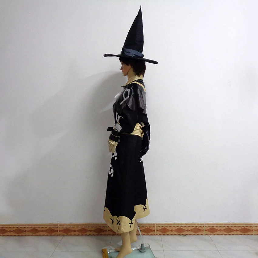 Final Fantasy чёрный Маг Косплей Cos Рождественская вечеринка Хэллоуин униформа наряд костюм для косплея любого размера