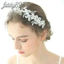 Роскошные свадебные аксессуары для волос ручной работы с цветами, корона принцессы, головной убор невесты, свадебные аксессуары, свадебные шиньоны для женщин