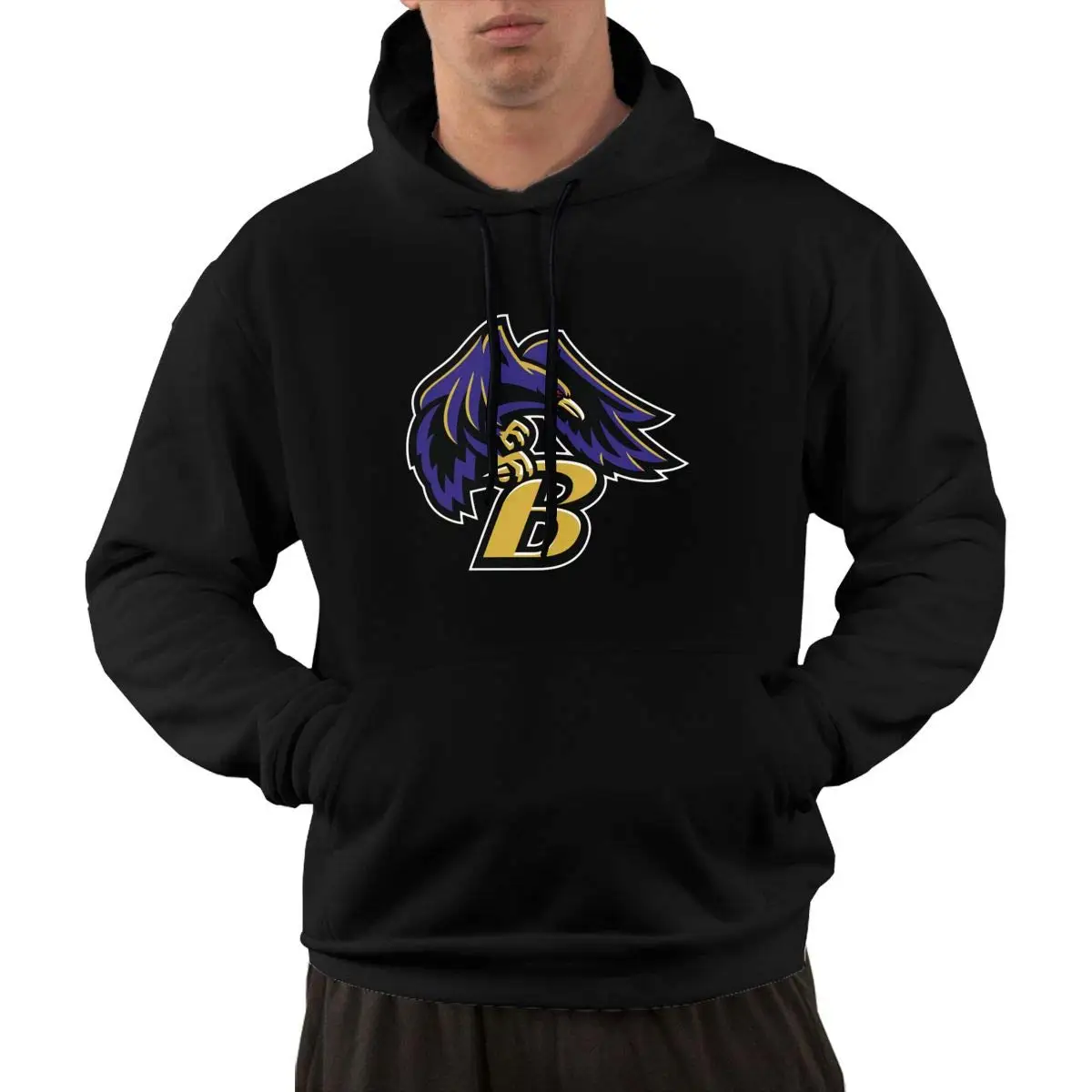 HFUUNNYYS Baltimore Ravens мужская толстовка с капюшоном свитер Толстовка M |