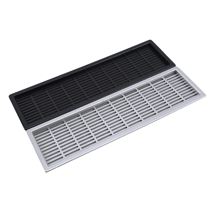 

2pcs/lot Rectangular Air Vent Grille Ventilation Cover Closet Shoe Wardrobe Cabinet Mesh Hole Louver Vent Home Decor Cover