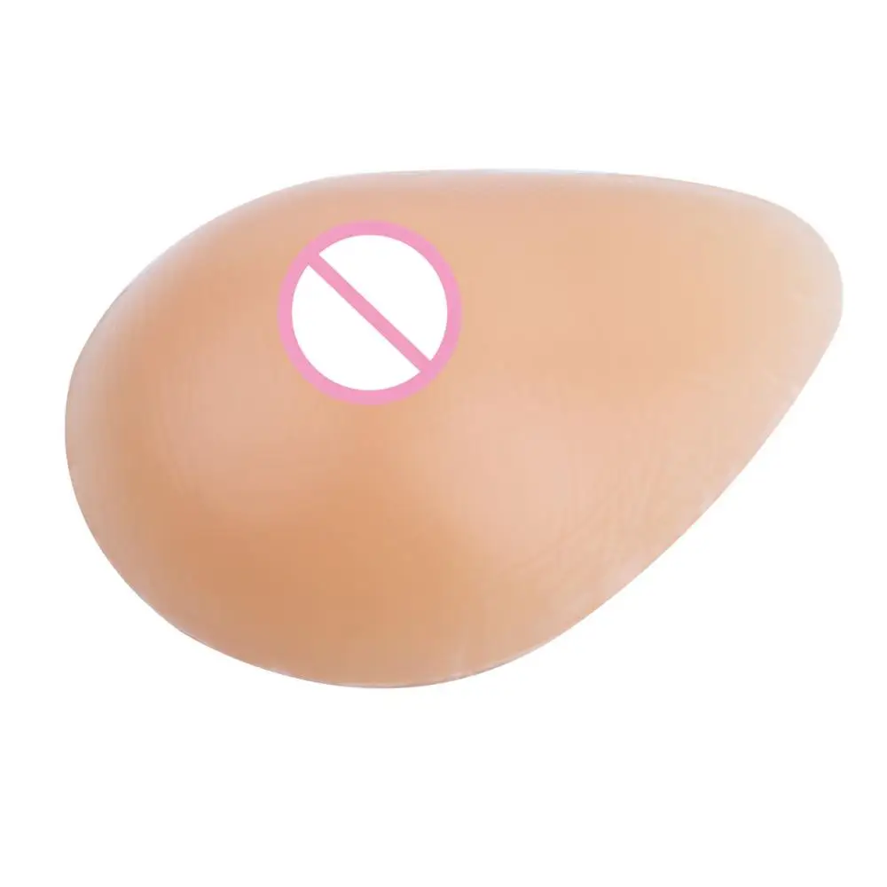 Fake Breast Boobs Nude Soft Silicone Waterdrop Shaped Fake Breast Mastectomy Prosthesis Pad Reusable Adult Toys
