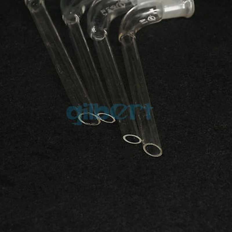 Joint Distilling Glass Adapter 105 Degree Bend Straight Tube Labware 14/23 19/26 24/29 29/32 lab glass supplies lab glass adapter