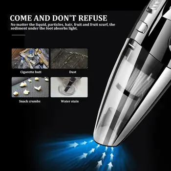 

Car Dry And Wet Vacuum Cleaner Wireless Handheld Auto Vacuum Cleaner Robot For Car Interior & Home & Computer Cleaning