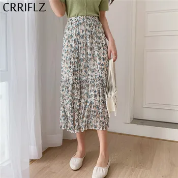 

Women Dress Women Floral A-line Polyester Casual Mid-calf Empire CRRIFLZ