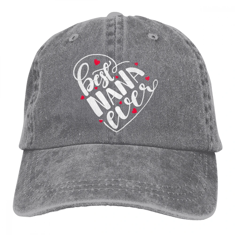 Лучшие Nana Ever Casquette черные унисекс Мужские Женские джинсовые бейсболка с ремешком кепки регулируемые Гольф папа шляпа