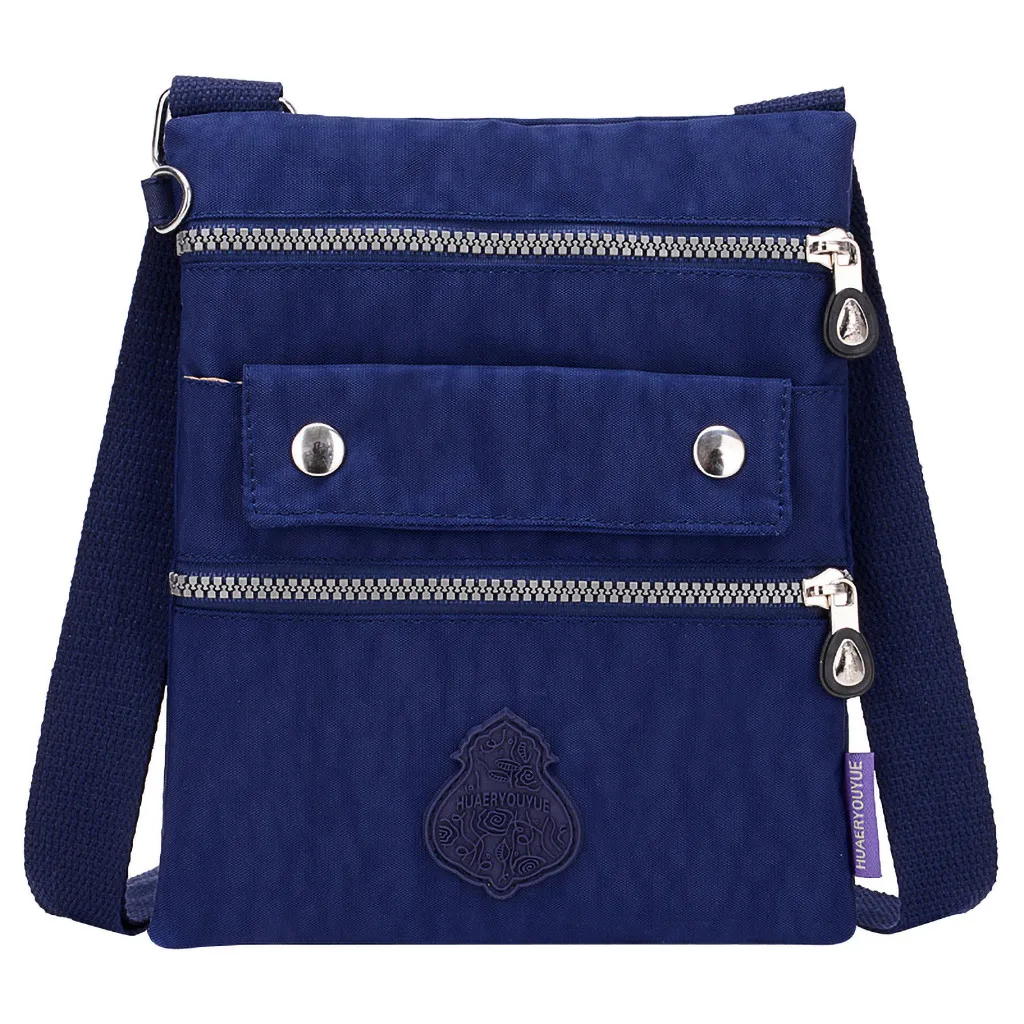 Dark Blue Женская сумка на плечо дизайнерская Высококачественная Женская нейлоновая сумка на плечо Водонепроницаемая элегантная сумка для ежедневных покупок Новая мода#8 - Цвет: Dark Blue