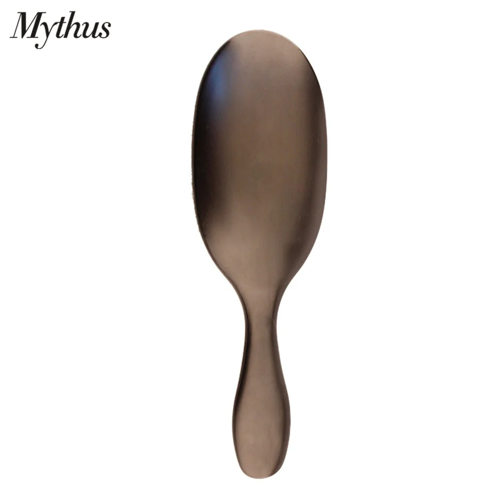 Mythus пластиковая овальная щетка для волос профессиональная вьющаяся с кабаной