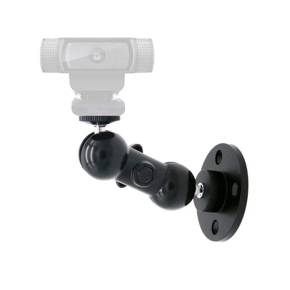 Настенное крепление для веб-камеры, артикуляционный Волшебный держатель для logitech Brio 4 K, C925e, C922x, C922, C930e, C930, C920, C615-4 дюймов