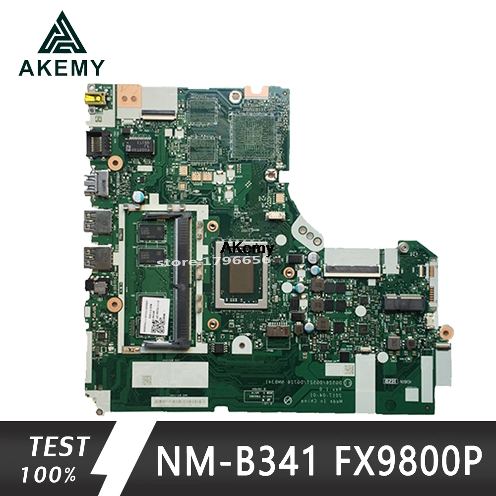 

NM-B341 Laptop motherboard for Lenovo 320-15ABR original mainboard 4GB-RAM FX9800P