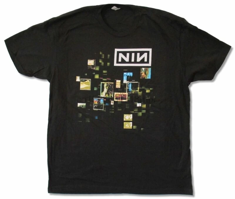 

Nine Inch Nails Cube 2013 Black T-Shirt Tension Tour New Adult Nin