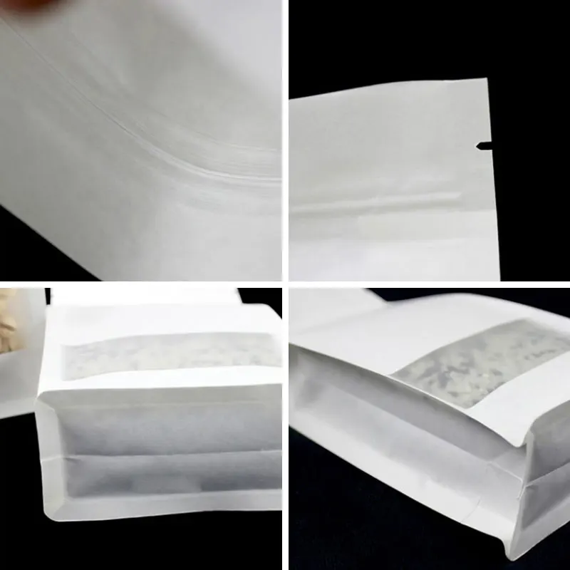 Алюминиевая фольга кофе молоко чай Ziplock мешок восьмиугольная герметизация стоячий чай мешок кофейные зерна мешок 50 шт./лот