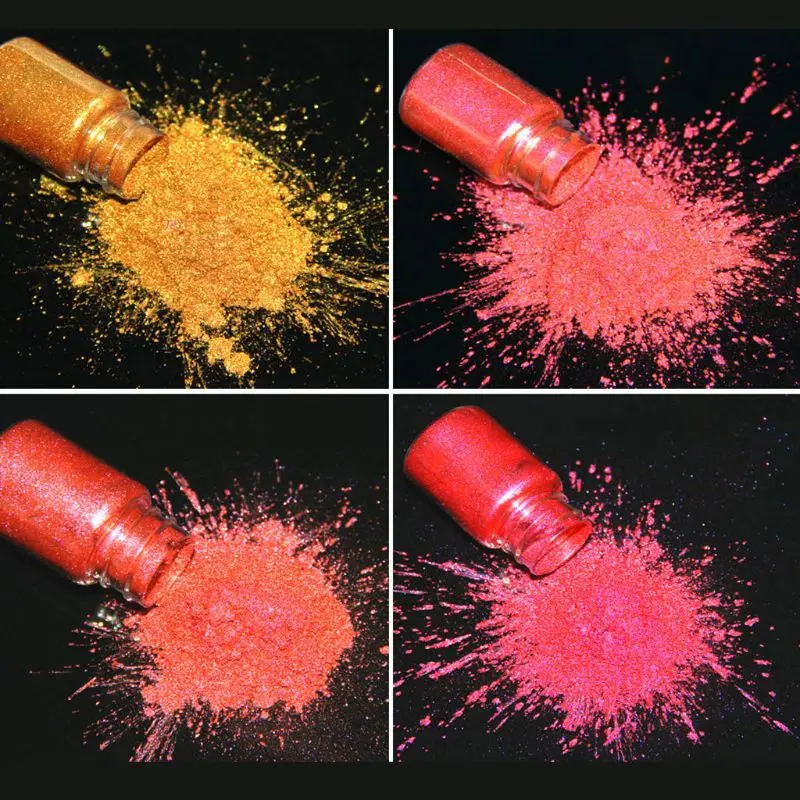 Mirror Chameleons Pigment Pearlescent Epoxy Resin Glitter Magic Discolored Powder Resin Colorant Jewelry Making Tools epoxy resin pigment pearlescent powder pigment pearl powder pigment