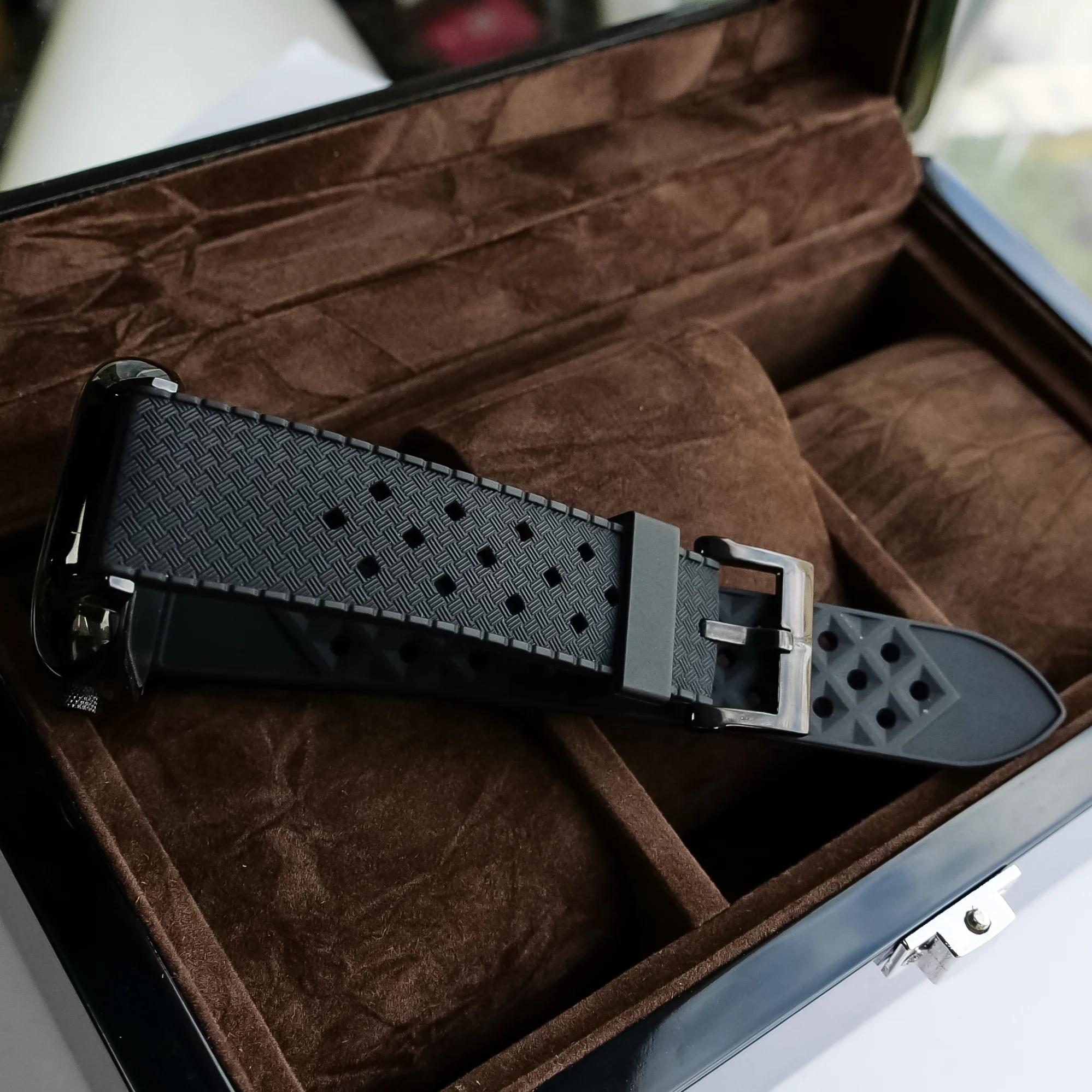 Riff Tiger/RT Top Marke Skeleton Zifferblatt Quadrat Uhr 